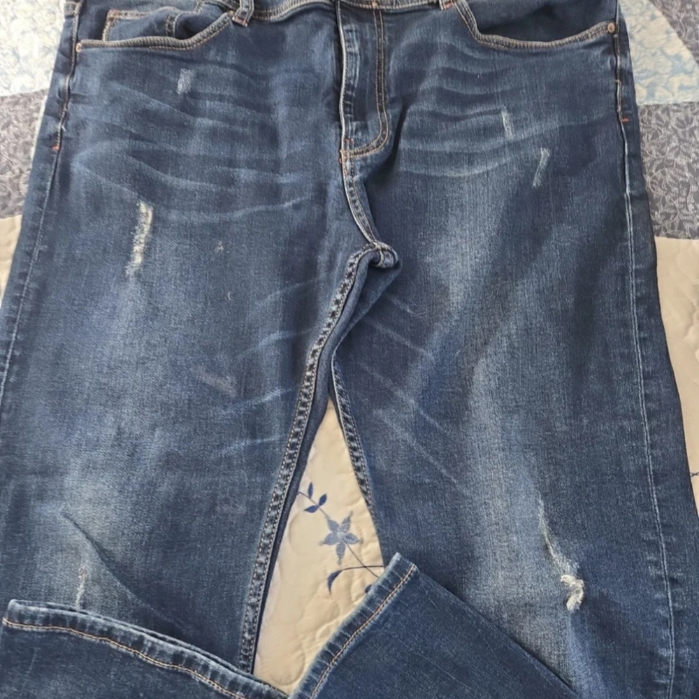 Armani Distressed Mens Jeans